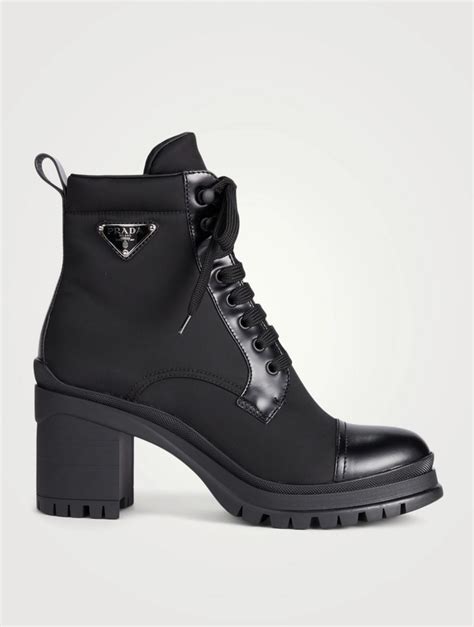 prada red combat boots|nylon prada boots women.